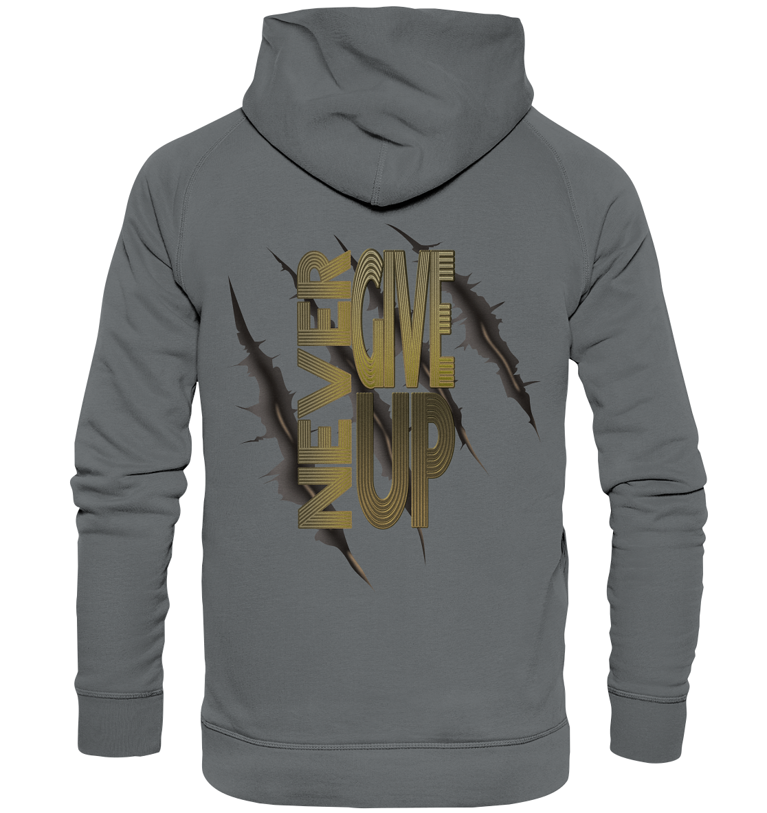 Never Give Up   - Basic Unisex Hoodie