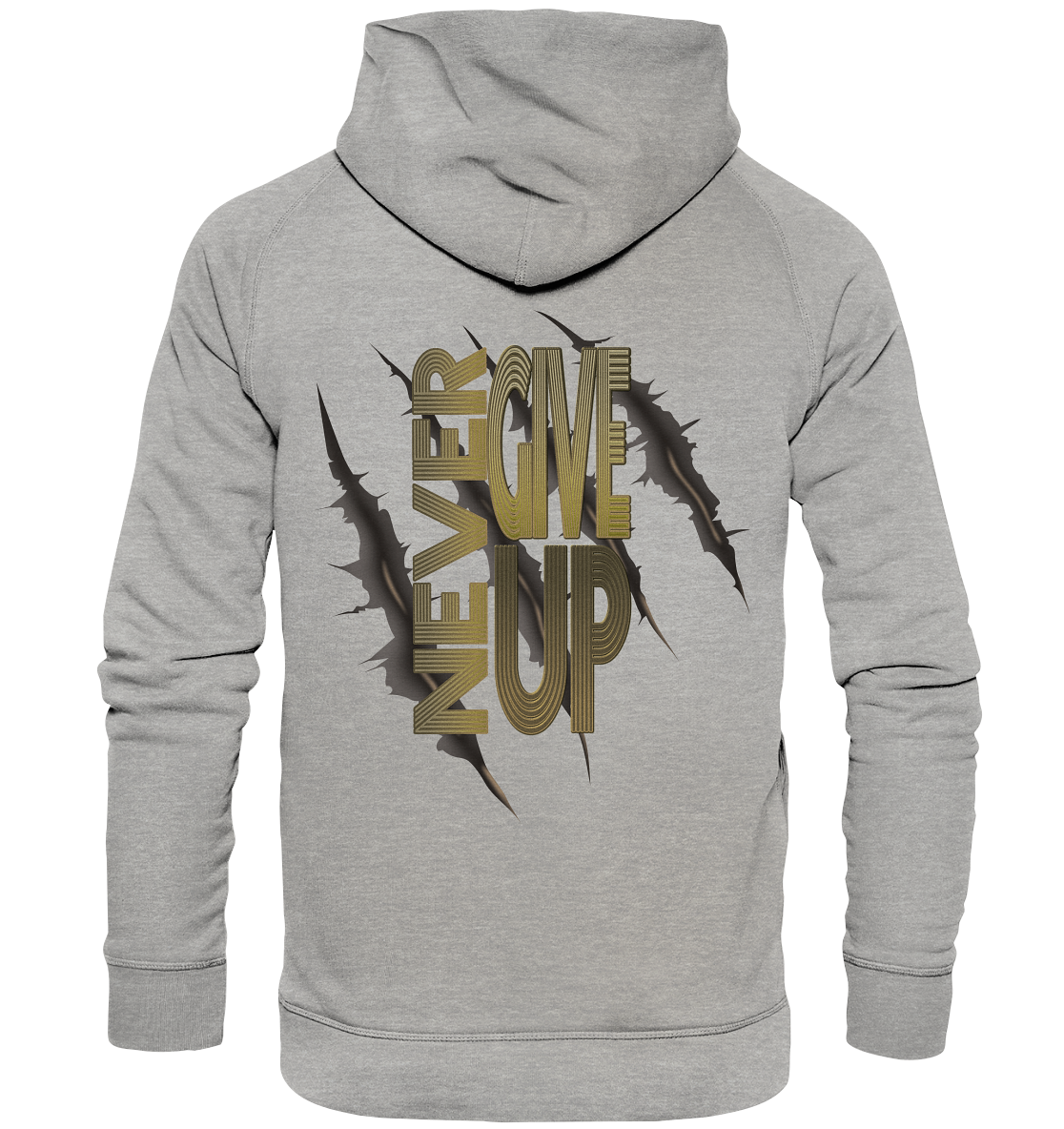 Never Give Up   - Basic Unisex Hoodie