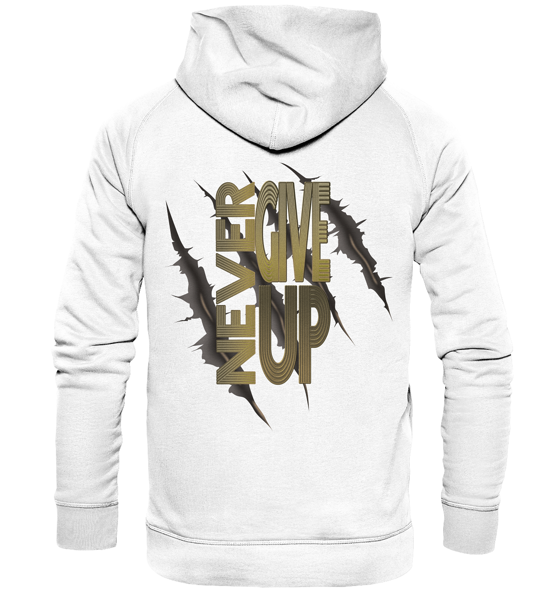 Never Give Up   - Basic Unisex Hoodie